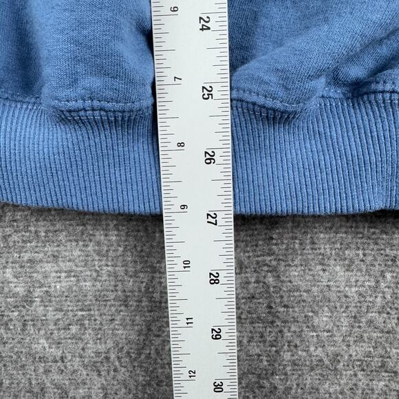 Vintage Pagosa Springs Colroado Sweatshirt Men's Medium Blue Nature Wildlife 90s - Picture 6 of 7